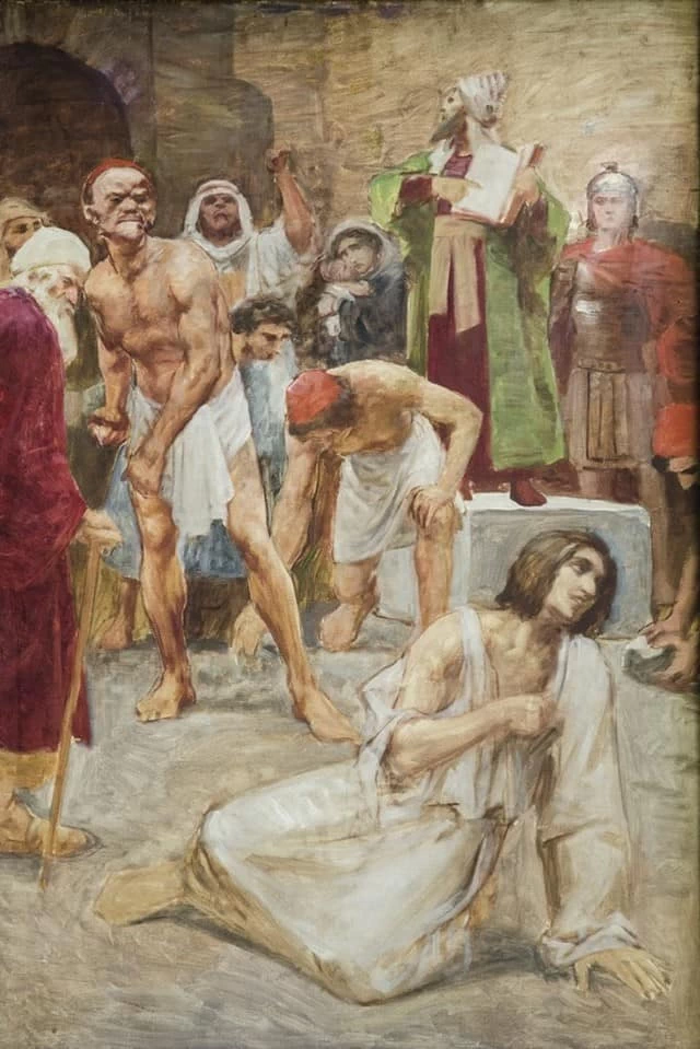 La lapidazione di Santo Stefano, 1953